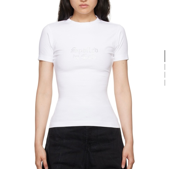 Authentic Vetements “spoiled by God” tee size M.NewNever been worn